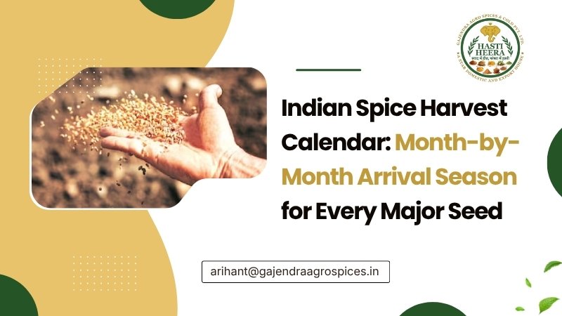 Indian Spice Harvest Calendar 2026: Month-by-Month Arrivals